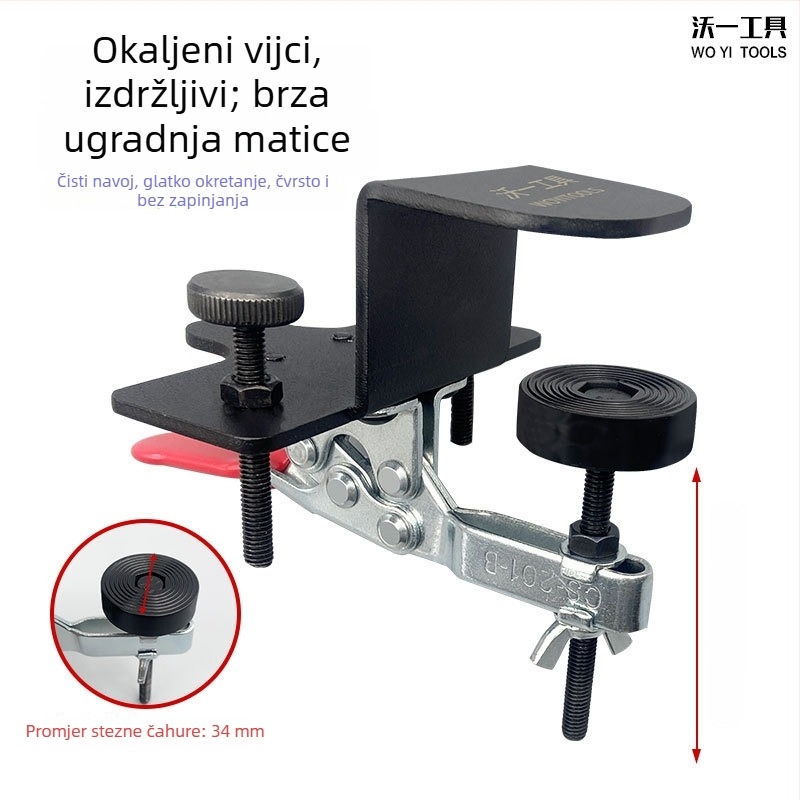 Pomoćni alat za ugradnju vrata ormara — nivelator i nosač vrata