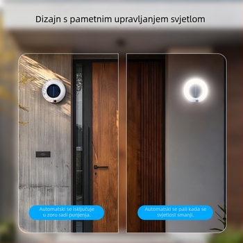 Solarna LED lampica za travu i zidni hodnik, balkon i dvorište s senzorom