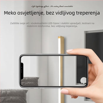 Moderna minimalistička unutarnja zidna svjetiljka za stubište; duga LED traka za vilu, vanjske zidove, vrata i dvorišne stupove.