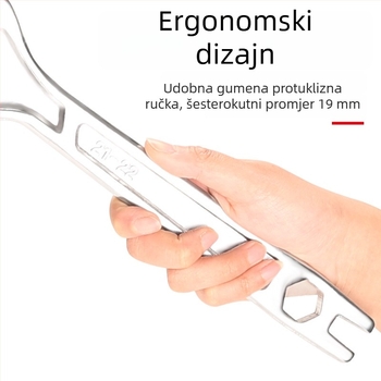 Prilagodljivi ključ za skelu, 22 mm, otvor 19–22 mm, visoko ugljično čelik