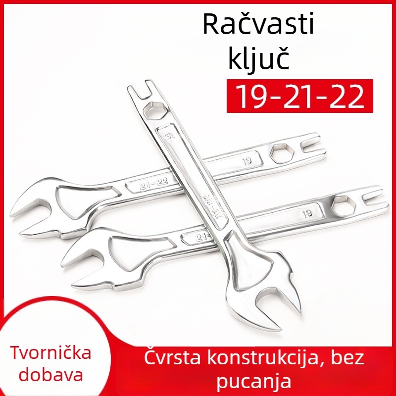 Prilagodljivi ključ za skelu, 22 mm, otvor 19–22 mm, visoko ugljično čelik