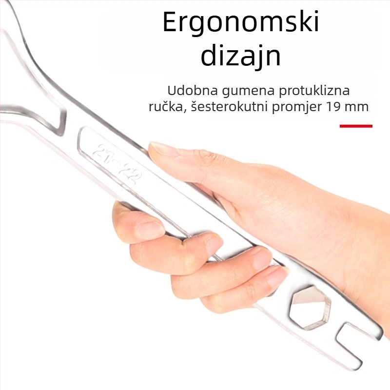 Prilagodljivi ključ za skelu, 22 mm, otvor 19–22 mm, visoko ugljično čelik