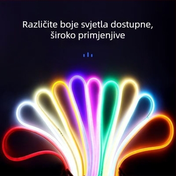 360° kružna LED traka, 220V, vanjska vodootporna rasvjeta za opće inženjerske primjene