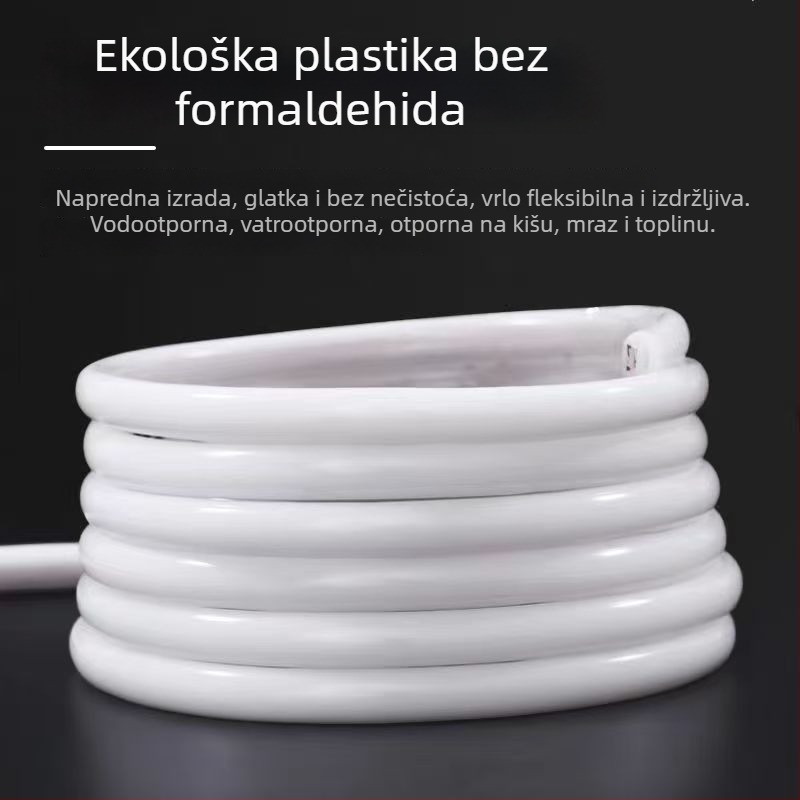 360° kružna LED traka, 220V, vanjska vodootporna rasvjeta za opće inženjerske primjene