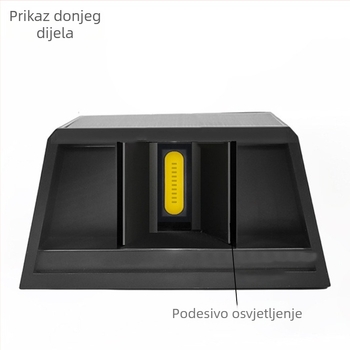 Wilder vanjska zidna svjetiljka za vrt i dvorište – vodootporna, solarna dekorativno osvjetljenje zida