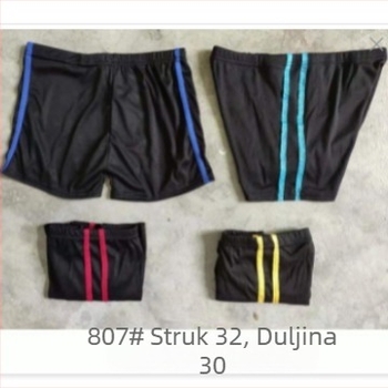 Muške kupaće šorceve za putovanja, brzosušne, boxer stil, elastične, tkanina od poliestera