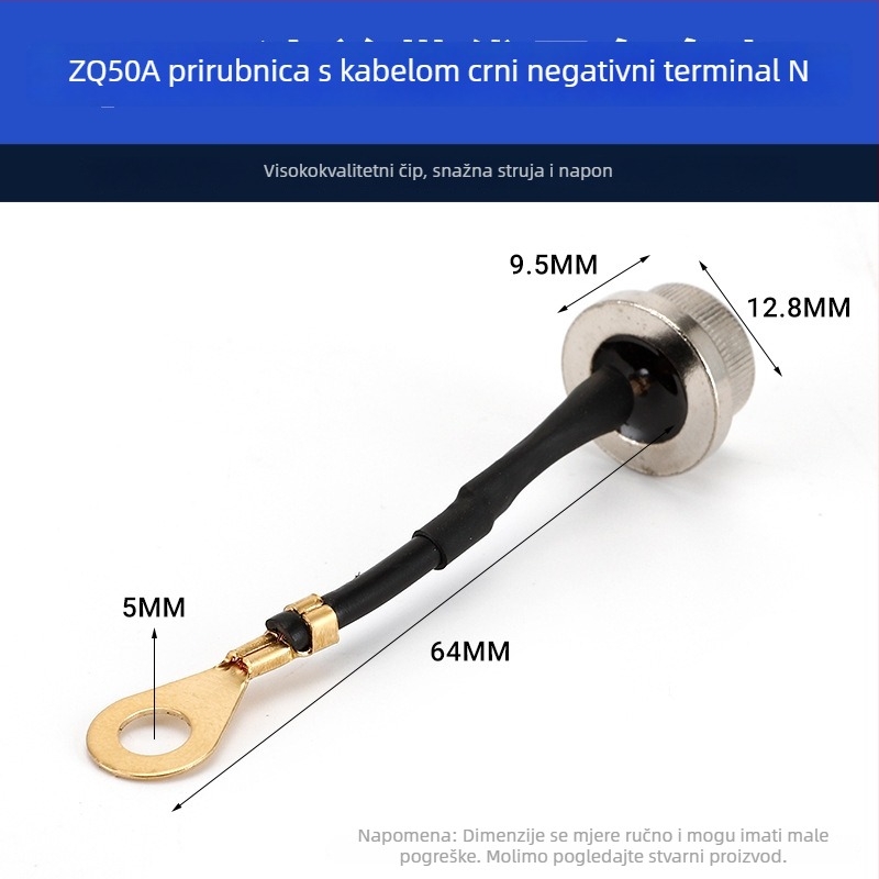 ZQ50AZQ-H prirubna dioda, 50A, mostni usmjerivač za zavarivačke strojeve