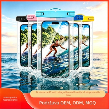 PVC vodootporna torbica za telefon, s osjetljivim dodirnim zaslonom, za outdoor rafting i ronjenje