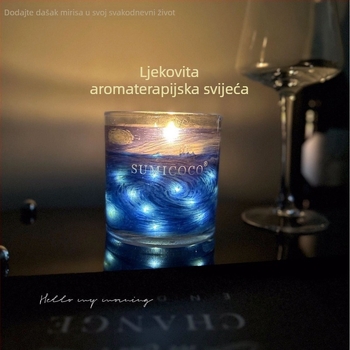 Sumicoco Blue Lover sojsku mirisnu svijeću u poklon kutiji za učiteljev rođendan