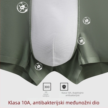 80 komada muških bezšivnih bokserica od modala, jednovrstnih, udobnih, prozračnih, upijaju znoj, antibakterijske 10A