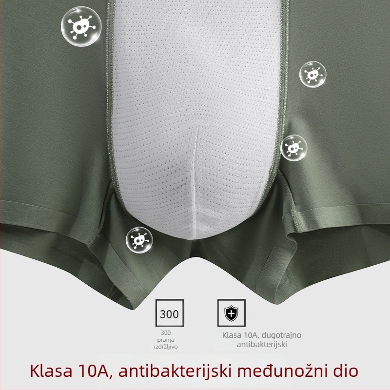 80 komada muških bezšivnih bokserica od modala, jednovrstnih, udobnih, prozračnih, upijaju znoj, antibakterijske 10A