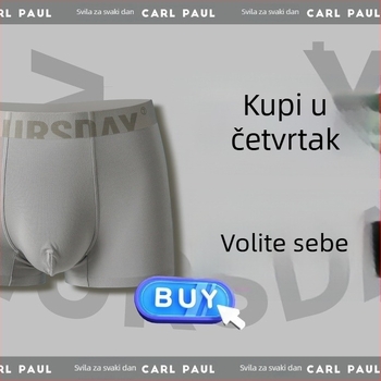 Novi CP muške bokserice – modal, antibakterijske, bešavne, jednake boje, mekane