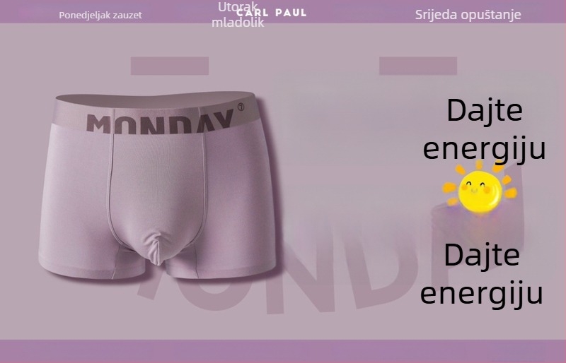 Novi CP muške bokserice – modal, antibakterijske, bešavne, jednake boje, mekane