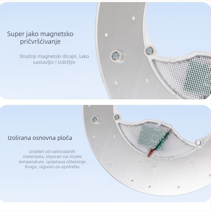 Kružni LED panel za strop — zamjenski LED modul s tri-bojnim svjetlom za spavaću sobu i dnevni boravak, energetska učinkovitost, univerzalna primjena