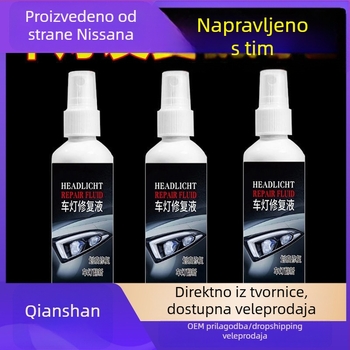 Set tekućine za popravak svjetala: čišćenje, obnavljanje i poliranje ogrebotina te požutjelih kućišta svjetala