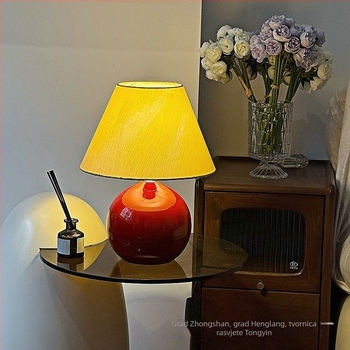 Stolna lampa u japanskom stilu za dnevni boravak i spavaću sobu, vintage dizajnerska dekoracija