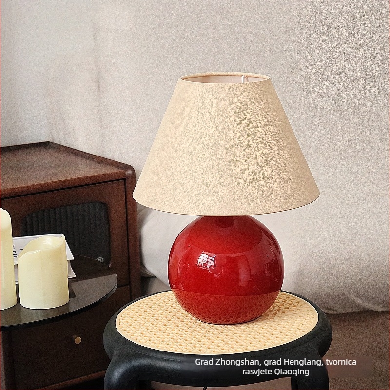 Stolna lampa u japanskom stilu za dnevni boravak i spavaću sobu, vintage dizajnerska dekoracija