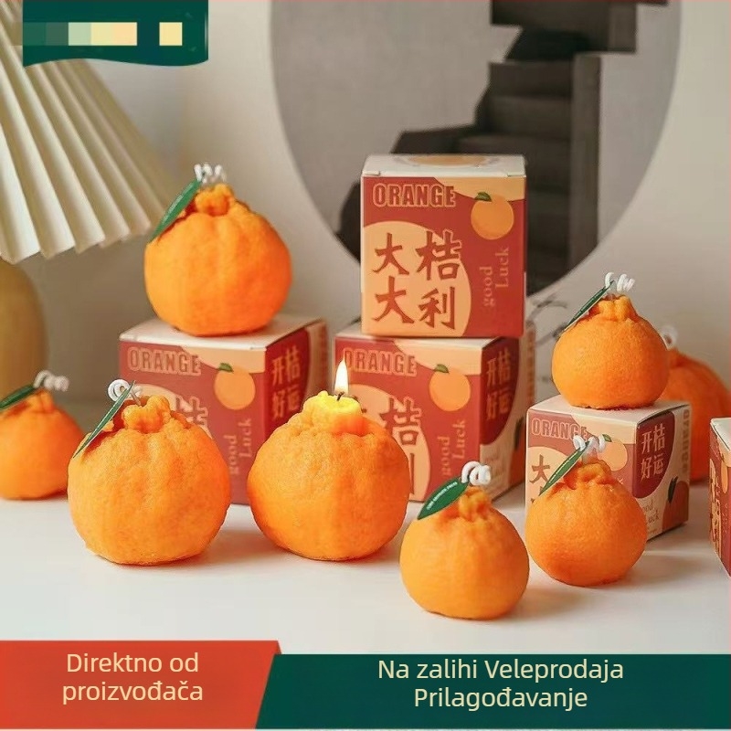 Aromaterapijska svijeća s dugotrajnim mirisom, kreativni držač svijeće, kućni dekor, masna lampa, sreća i prosperitet, poklon za rođendan