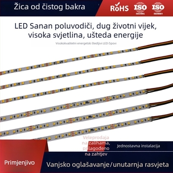 LED trak 2835, trobojna i dvotemperaturna, 120 LED/m, dimabilna, fleksibilna, samoljepljiva, 12V DC