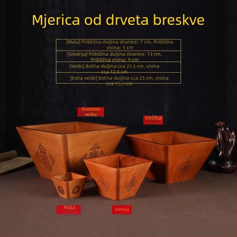 Drveni ukras od Breskvinog drveta, svadbeni i poklon za otvorenje poslovanja, kućna dekoracija, žlica od Breskvinog drveta.