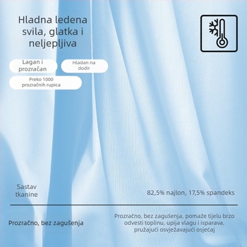 Muške gaćice od ice silk bez šavova, brzo sušeće, prozračne bokserice s mrežastim panelima i antibakterijske