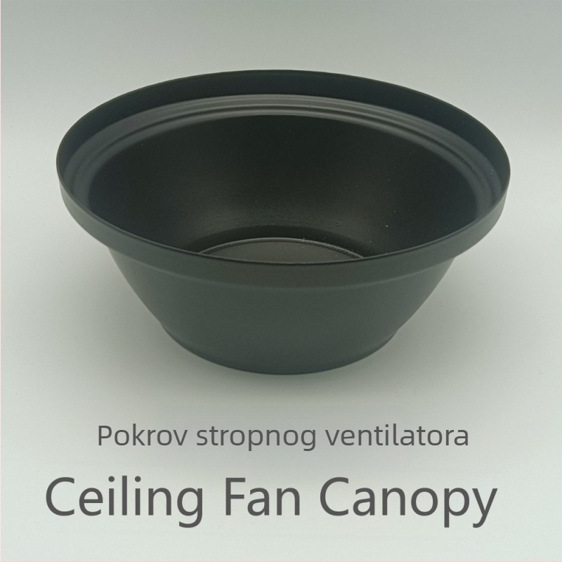 Dekorativni poklopac rasvjetnog ventilatora, metalna viseća čašica, univerzalni dekorativni poklopac, promjer 15 cm, visina 6 cm