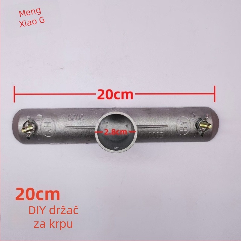 Aluminijska glava mopa – zamjenski dio, veliki klips za kućnu upotrebu