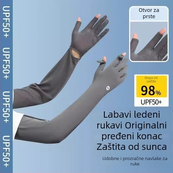 2025 Dugačke rukavice za zaštitu od sunca s ice silk manžetama za vožnju i biciklizam
