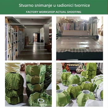 Tekstilni abažur s resicama i špičastim kutom, stolna ili viseća lampica za dnevni boravak, restoran, hotel, smještaj