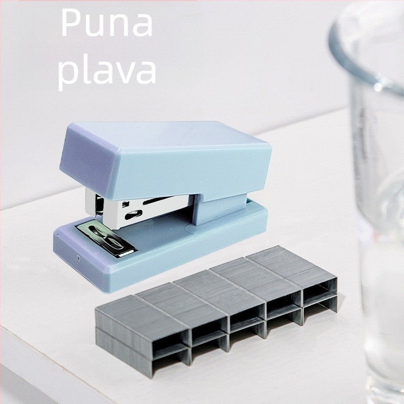 Prozirna mini spajalica za učenike, ručna, mali i elegantan No. 12