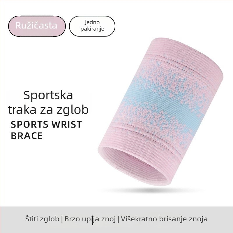 Sportski kompresijski štitnik zapešća – zaštita od uganuća, za košarku i badminton, prozračan, upija znoj