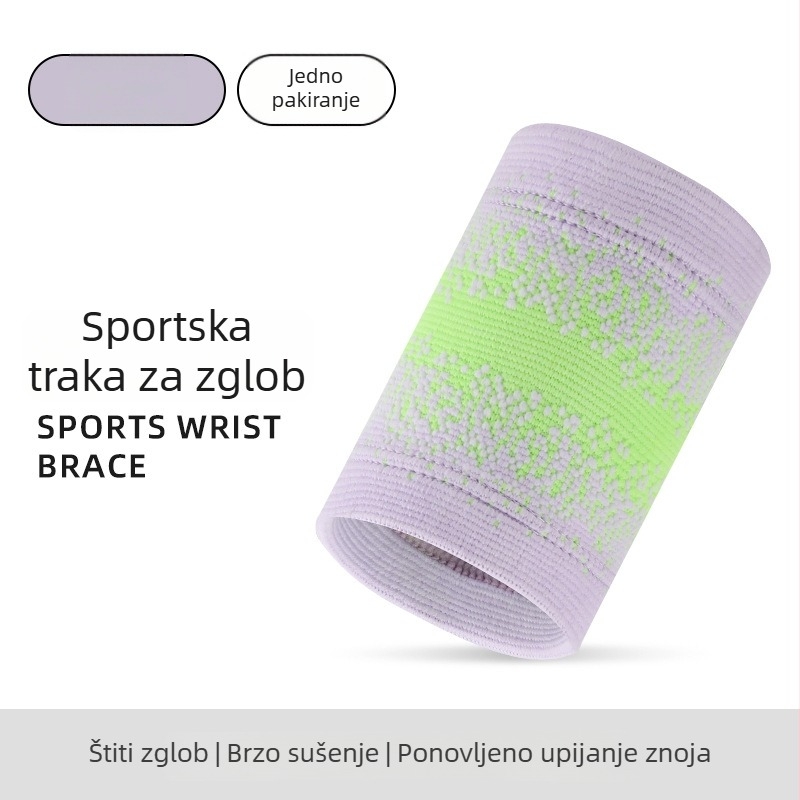Sportski kompresijski štitnik zapešća – zaštita od uganuća, za košarku i badminton, prozračan, upija znoj