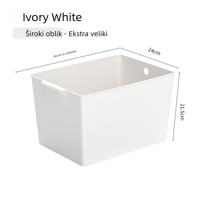 Pravokutni plastični koš za pohranu za grickice i igračke, stolni organizator, kuhinjski spremnik