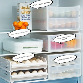 Organizator za jaja u hladnjaku, ladica za jaja