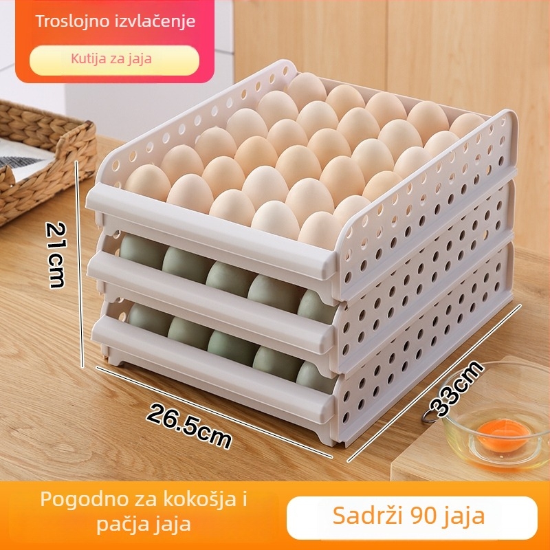 Organizator za jaja u hladnjaku, ladica za jaja