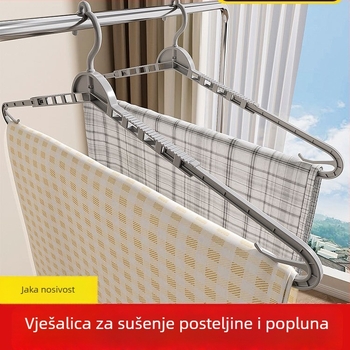 Proširivi sušilo za odjeću, veliko za deke, plahte i ručnike – kućna upotreba