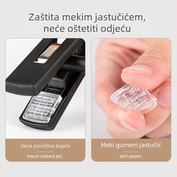 Plastične vješalice s klipsama za hlače i suknje, bez tragova, JK stil, kućna garderoba