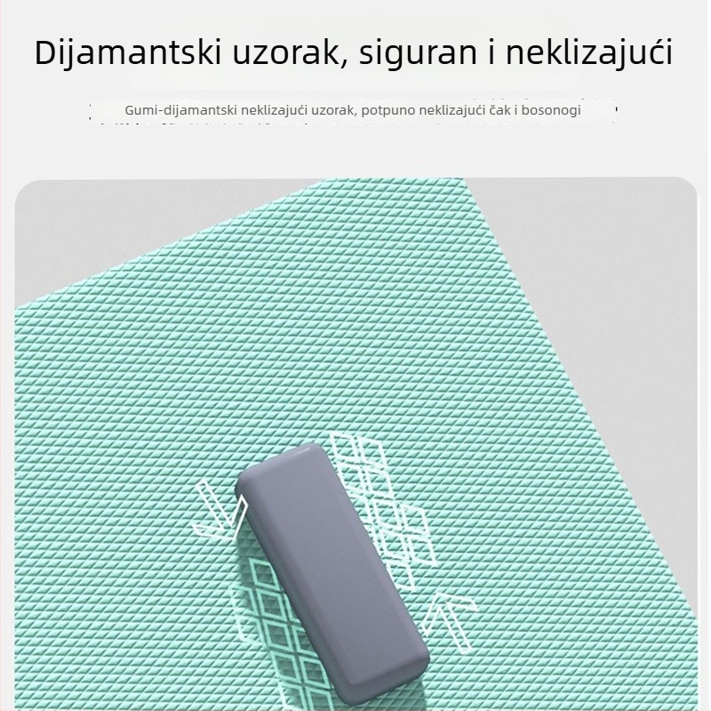 Joga balans podloga, dvobojne boje, velika veličina; platforma za vježbanje i rehabilitaciju gležnja, kućna upotreba