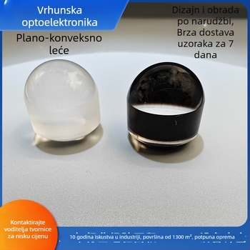Optičko kvarcno staklo K9: plano-konveksna leća, laserska kolimirajuća leća, cementirana leća s plano-konveksnom i bi-konveksnom meniskusnom lećom