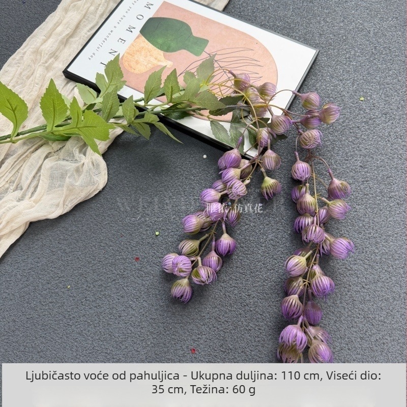 Umjetne zelene biljke za ribolova temu s motivima snježnih pahulja, aranžmani za šetnicu na vjenčanju u šumskom stilu te cvjetni dekor za pozadinu vjenčanja za fotografije