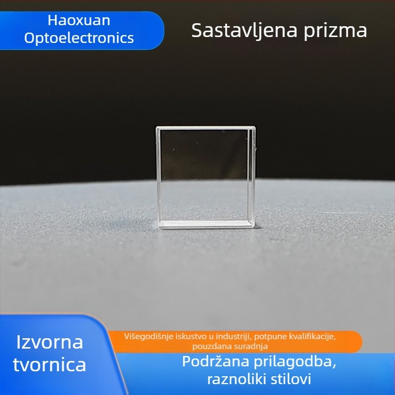 Ljepljena optička prizma K9 stakleni laserski kolimacijski sustav za snimanje – osnovna komponenta s achromatskom prizmom