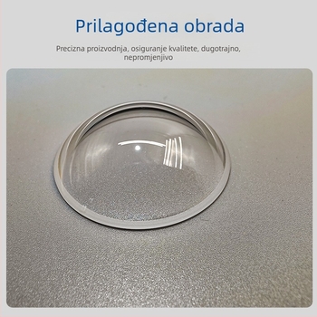 Optični sferni poklop za K9 senzor, prozirno zaštitno okno, otporan na habanje, poklopac širokokutnog objektiva