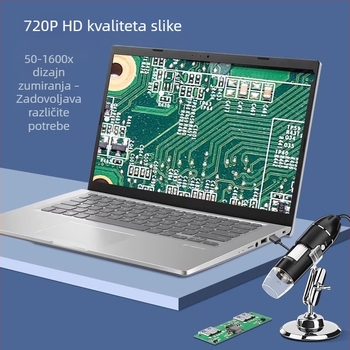 Deer Fairy 1600x USB HD digitalni mikroskop za popravak elektronike i identifikaciju komponenti
