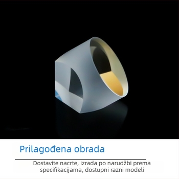 Laser za mjerenje mikroprizmom — optička kutna prizma, prozirna, visoko precizan optički reflektor sklop