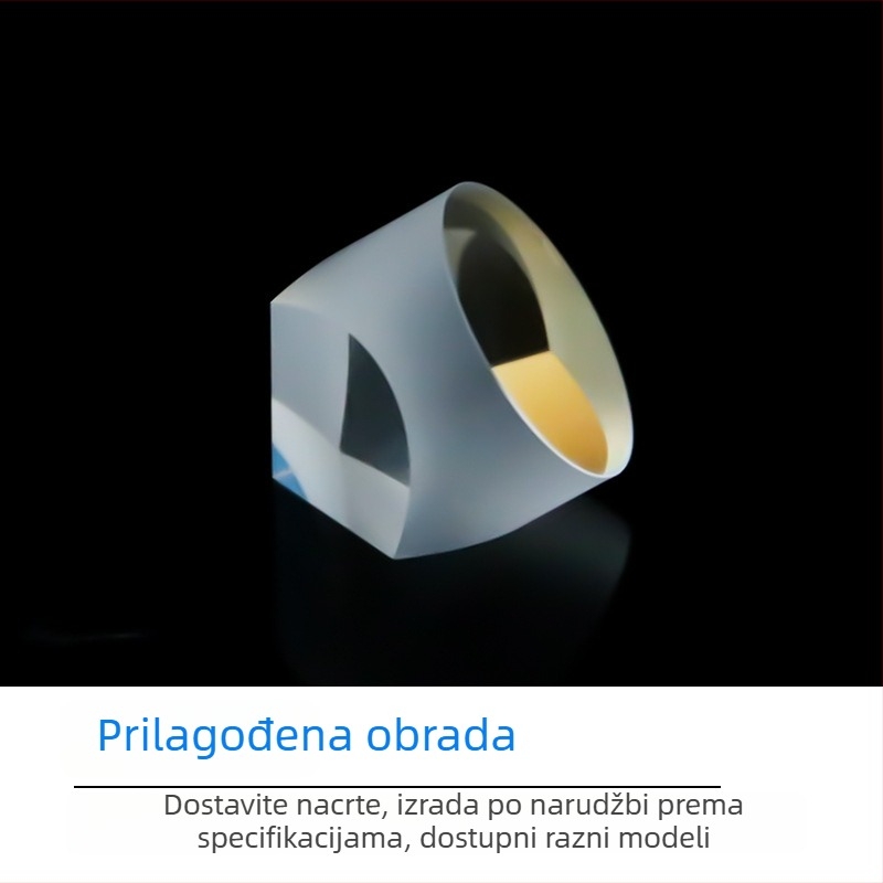 Laser za mjerenje mikroprizmom — optička kutna prizma, prozirna, visoko precizan optički reflektor sklop