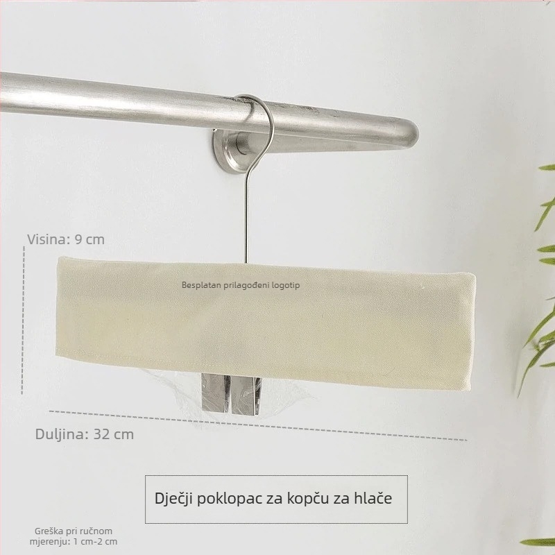 Poliesterska zaštitna navlaka za vješalice u trgovini — zaštita od prašine, protuklizna, bez šavova