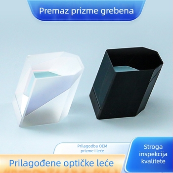 Crno obložene krovske prizme i leće s visokim indeksom loma za precizne optičke instrumente