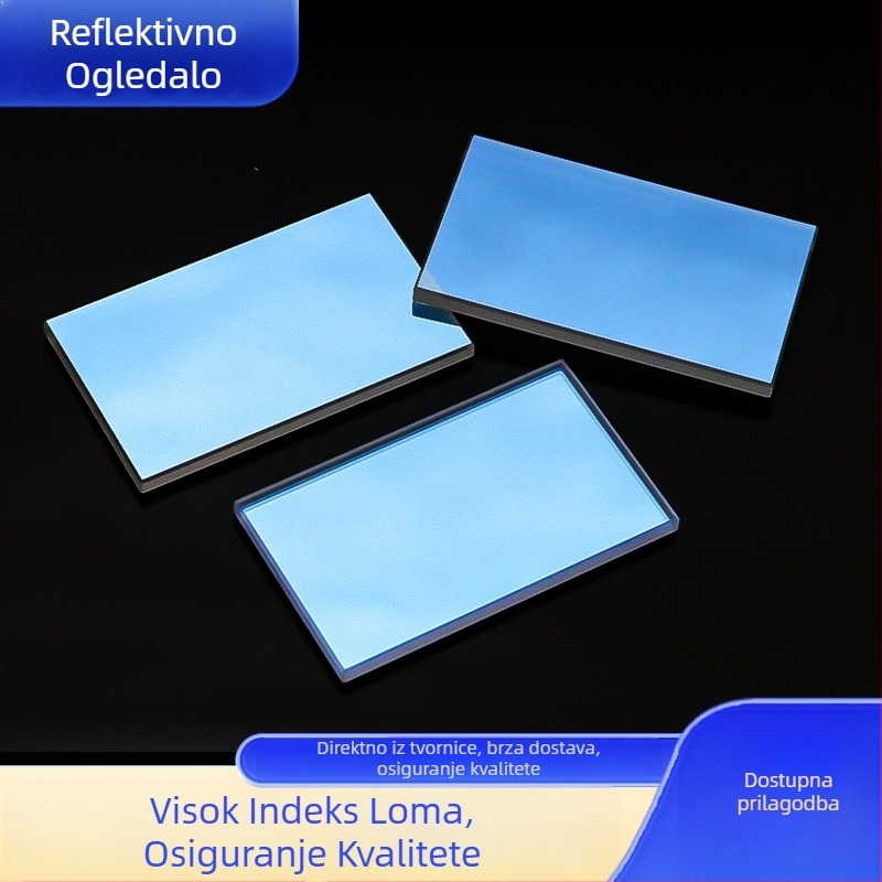 Visoko precizan optički instrument s reflektirajućim ogledalom, odraz 10°, prijenos 90°, visok indeks loma, visoka propusnost, optička prizma