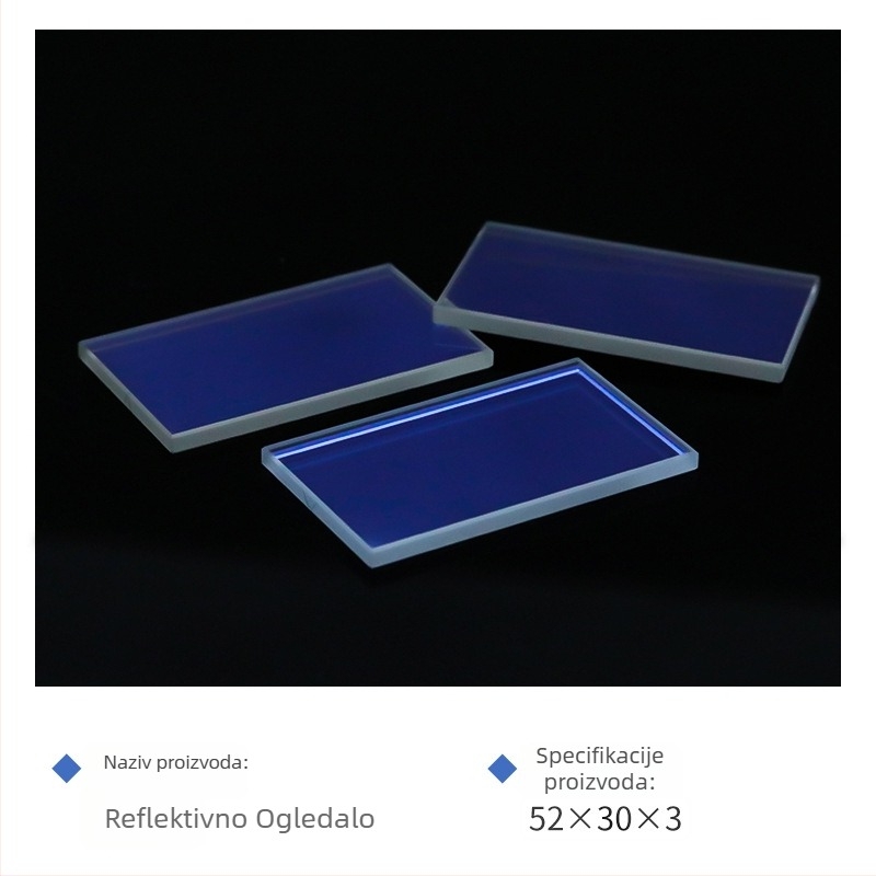Visoko precizan optički instrument s reflektirajućim ogledalom, odraz 10°, prijenos 90°, visok indeks loma, visoka propusnost, optička prizma