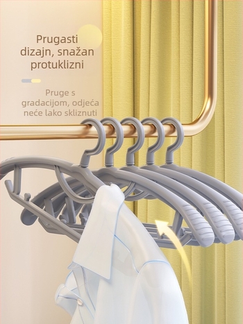 Kućna vješalica za odjeću, bez mrlja, protuklizni nosač, zaštita ramena, za garderobu